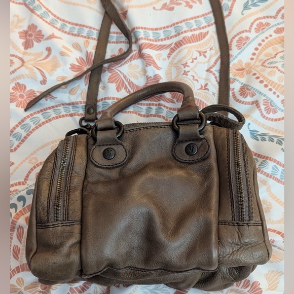 Mini Brown Frye Clutch - Picture 2 of 3